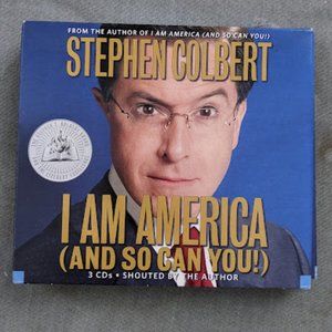 Stephen Colbert "I Am America" 3 CD Audiobook